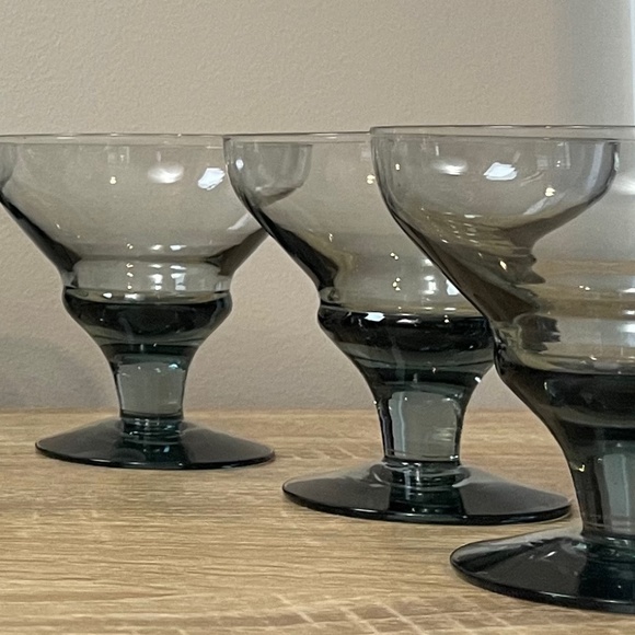 Vintage Bjorkshult Short Coupe / Sherbert Drinking Glasses- Set of 10 - Picture 3 of 8